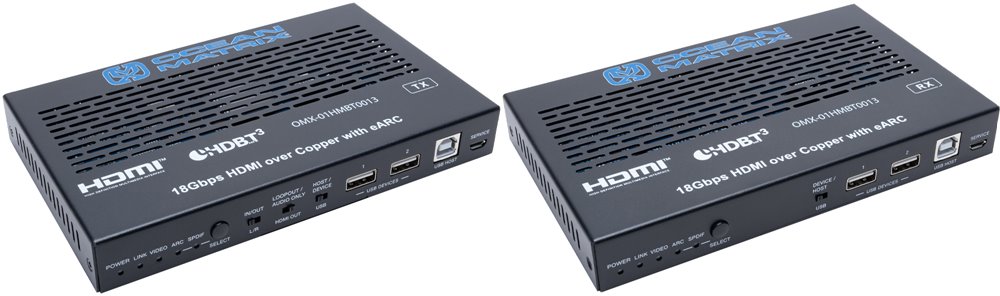 01HMBT0013 HDMI over HDBaseT 3.0 4K60 up to 328ft Extender Set of two